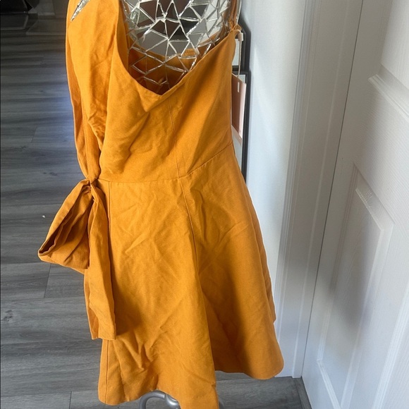 C/MEO Collective Meaningful Mustard Mini Dress - Picture 5 of 9